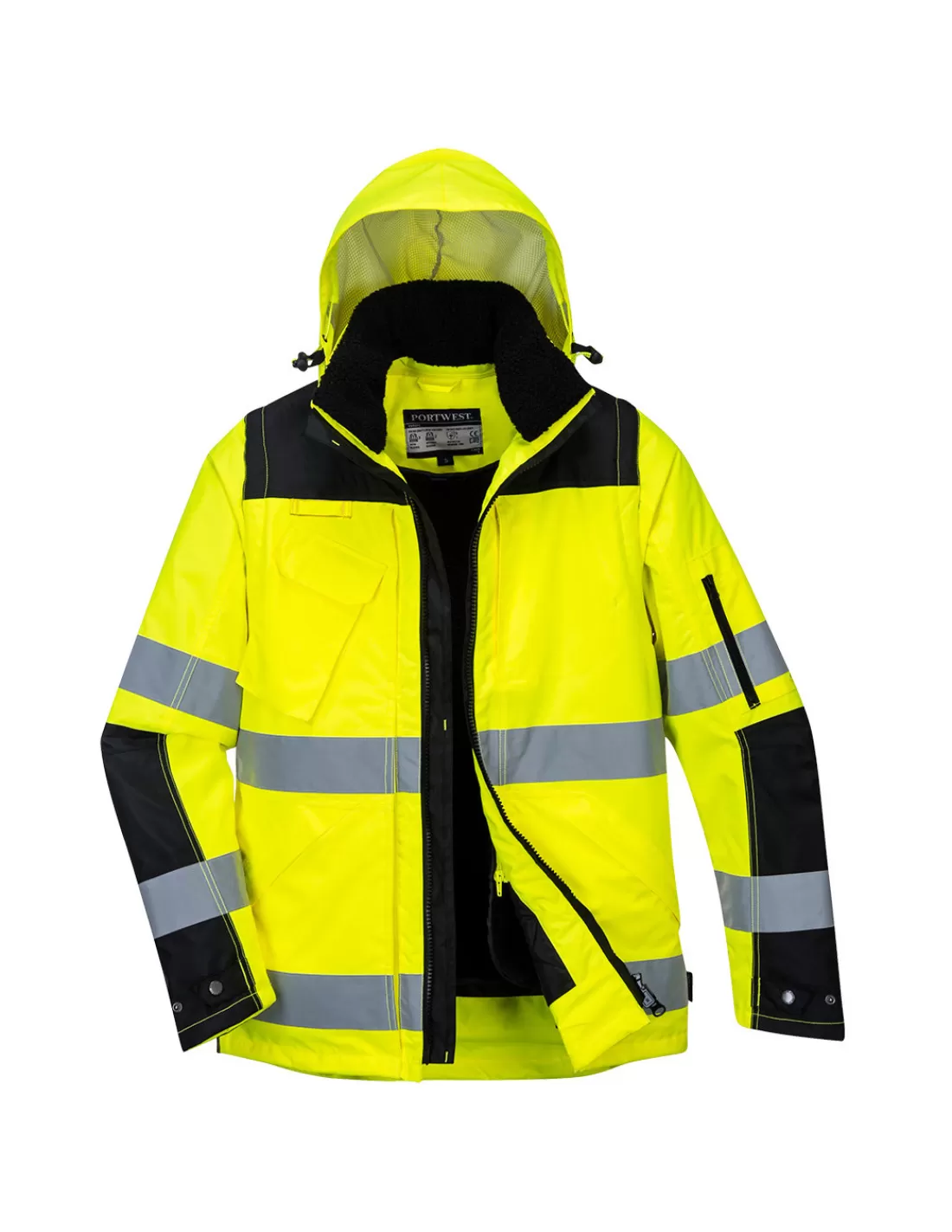 Store Blouson Hiver HV Pro EN20471 Class 3 C469 Portwest Blouson Haute Visibilite | Blousons Chauds