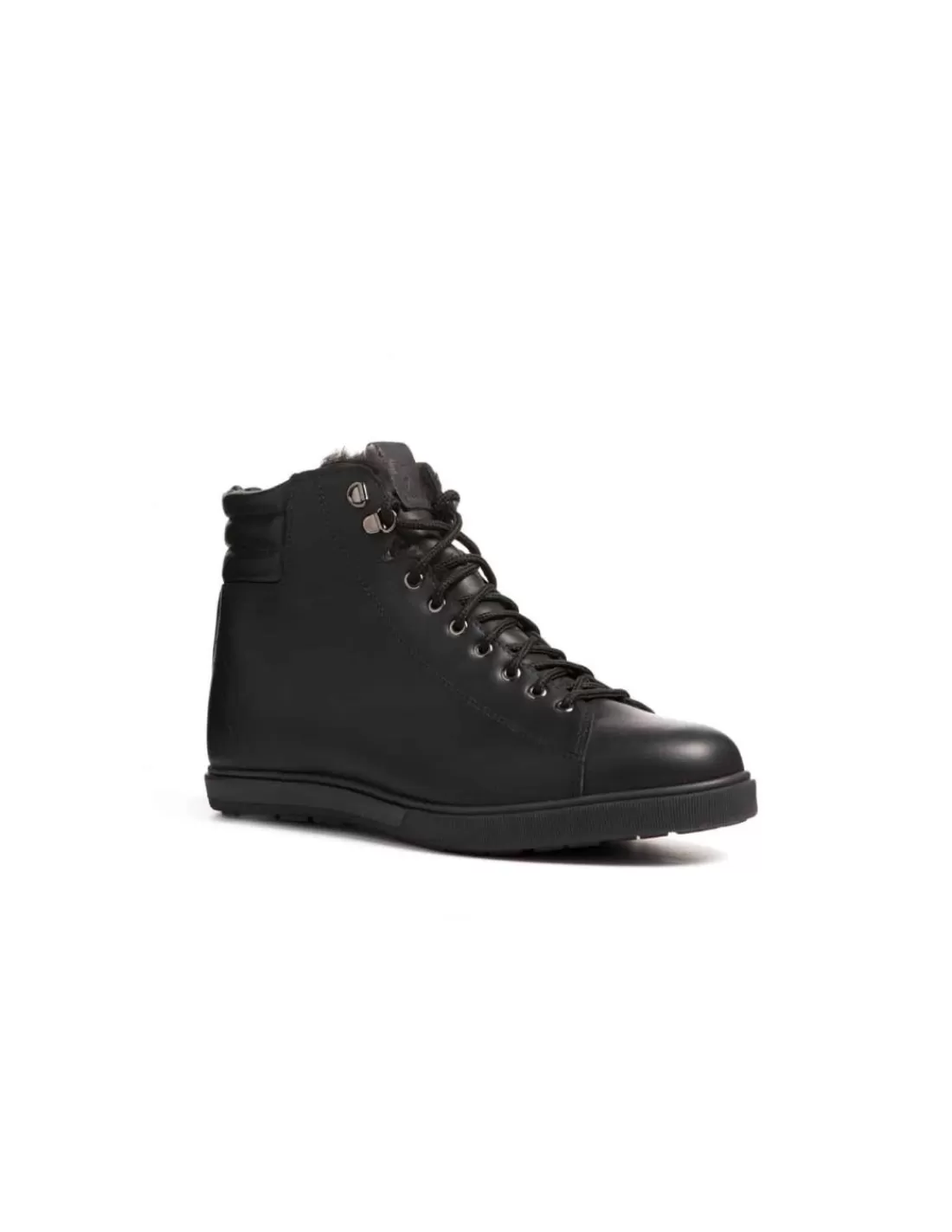 Fashion Chaussures Canadiennes Hiver Cuir Homme Anfibio Matteo Doublées 100% Laine Naturelle Homme Chaussures D'Hiver Homme