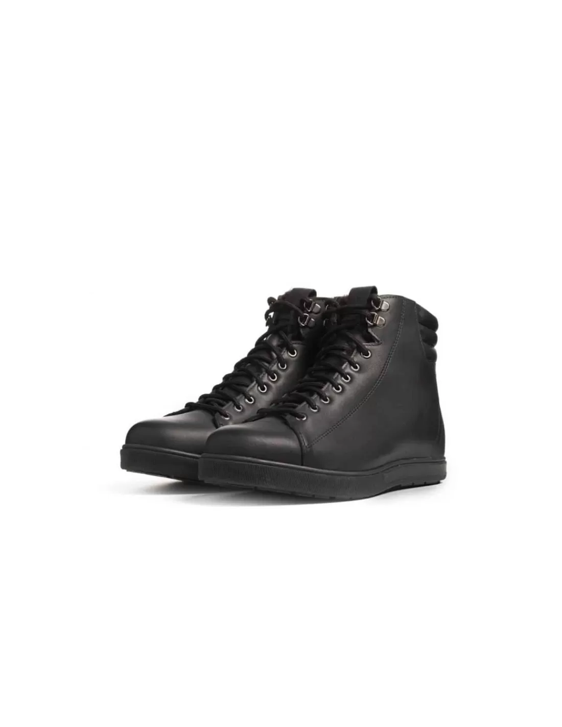 Fashion Chaussures Canadiennes Hiver Cuir Homme Anfibio Matteo Doublées 100% Laine Naturelle Homme Chaussures D'Hiver Homme