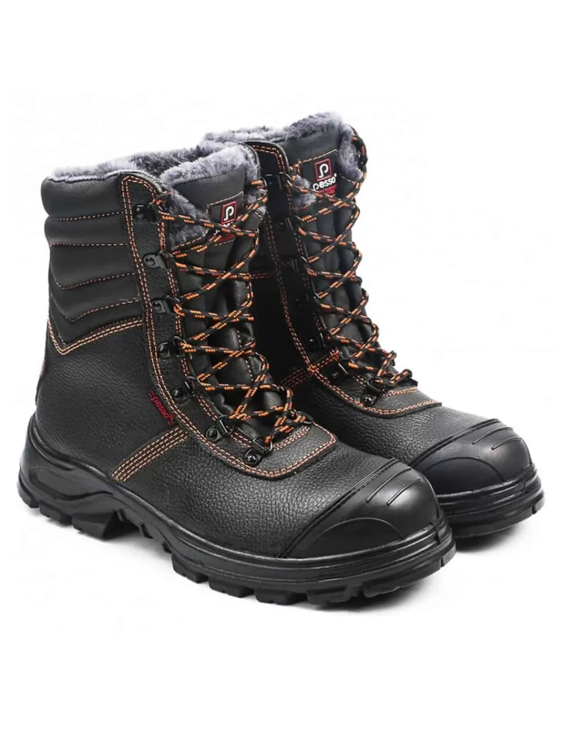 Fashion Chaussures De Sécurité Hiver En Cuir Pesso Nordic BS659 Homme Homme Chaussures D'Hiver Homme
