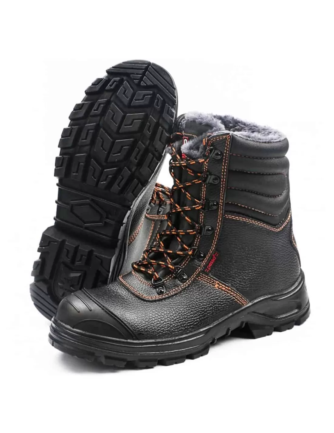 Fashion Chaussures De Sécurité Hiver En Cuir Pesso Nordic BS659 Homme Homme Chaussures D'Hiver Homme