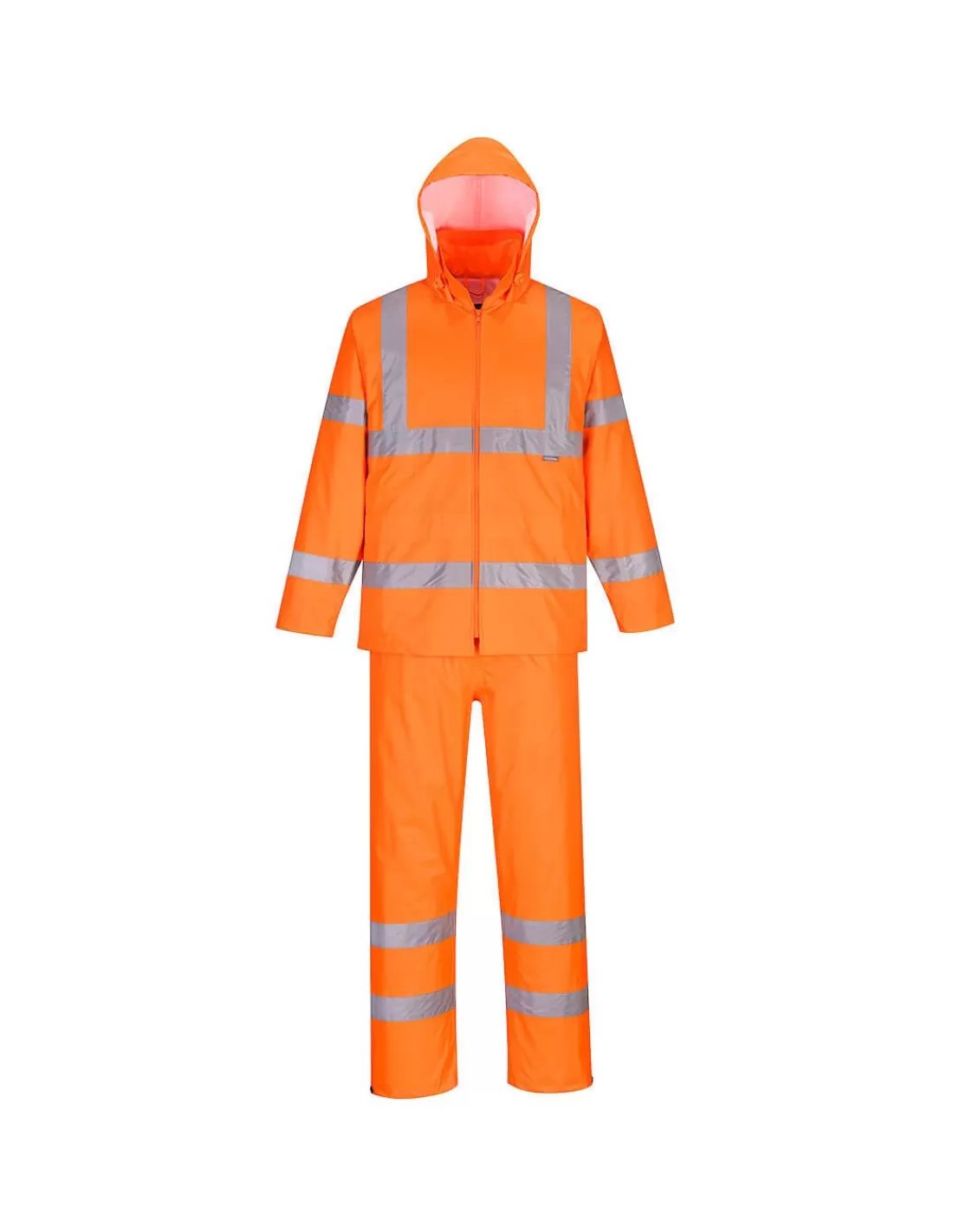 Best Ensemble De Pluie EN ISO 20471 Classe 3 H448 Portwest Veste De Pluie Haute Visibilite | Pantalon Haute Visibilite