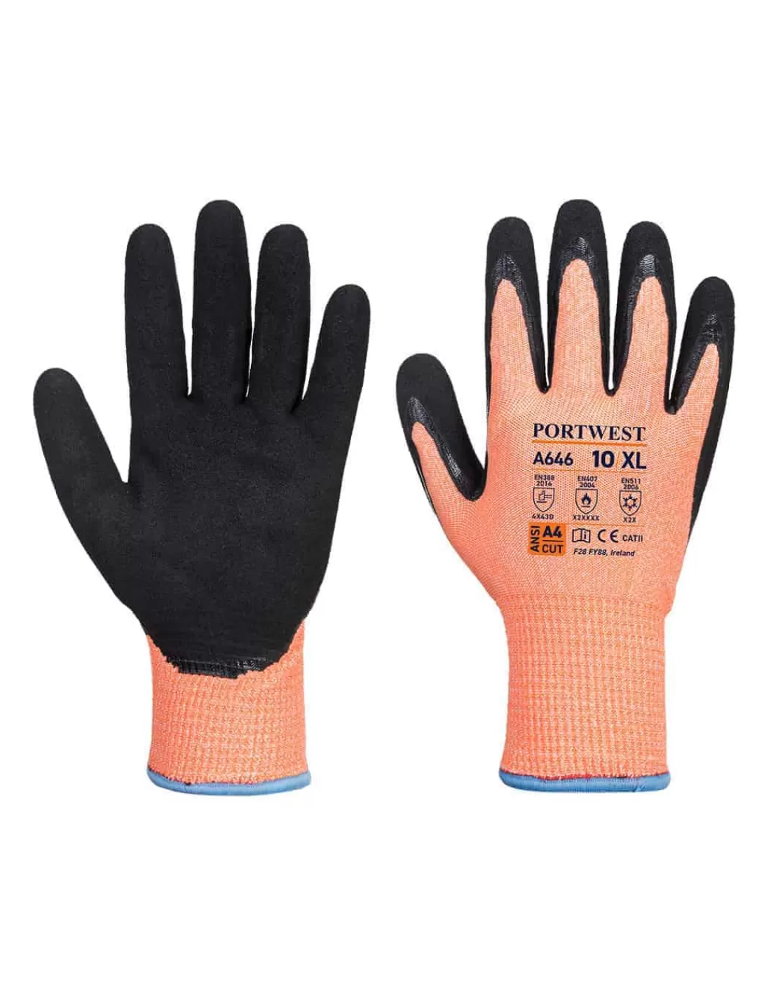 Online Gants Hiver Doublés Adhérence + Anti Coupure Niveau D A646 Portwest Femme/Homme Gants Grand Froid Pour Femme | Gants Grand Froid Pour Homme