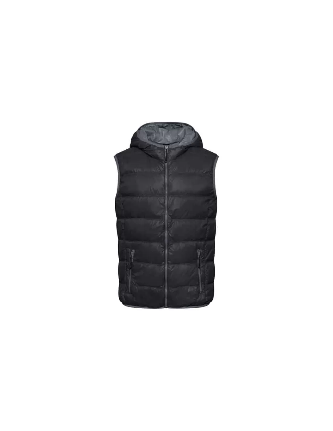 Flash Sale Gilet à Capuche Duvet Déperlant Homme James & Nicholson Homme Bodywarmer & Gilet Thermique Homme