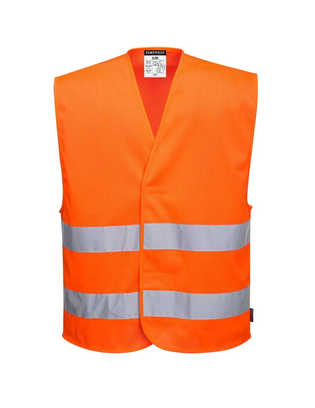 Sale Gilet De Signalisation Ventilé EN20471 C374 Portwest Femme/Homme Gilet Haute Visibilite | Bodywarmer & Gilet Thermique Homme