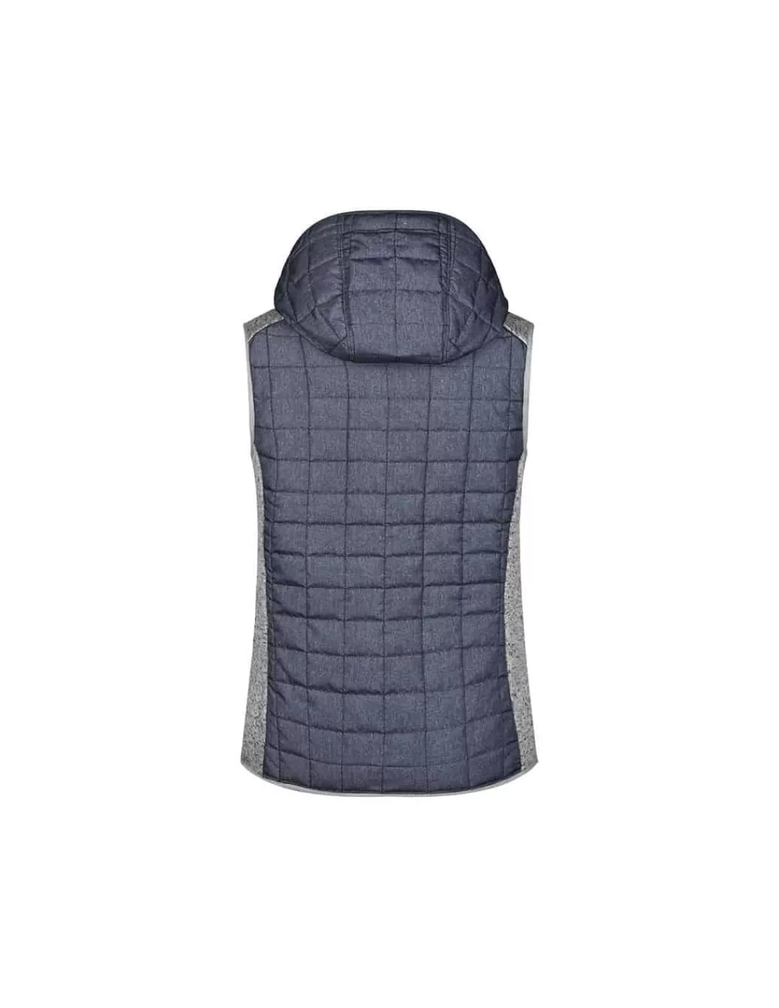 New Gilet Polaire Hybride à Capuche Femme James & Nicholson Femme Bodywarmer & Gilet Thermique Femme