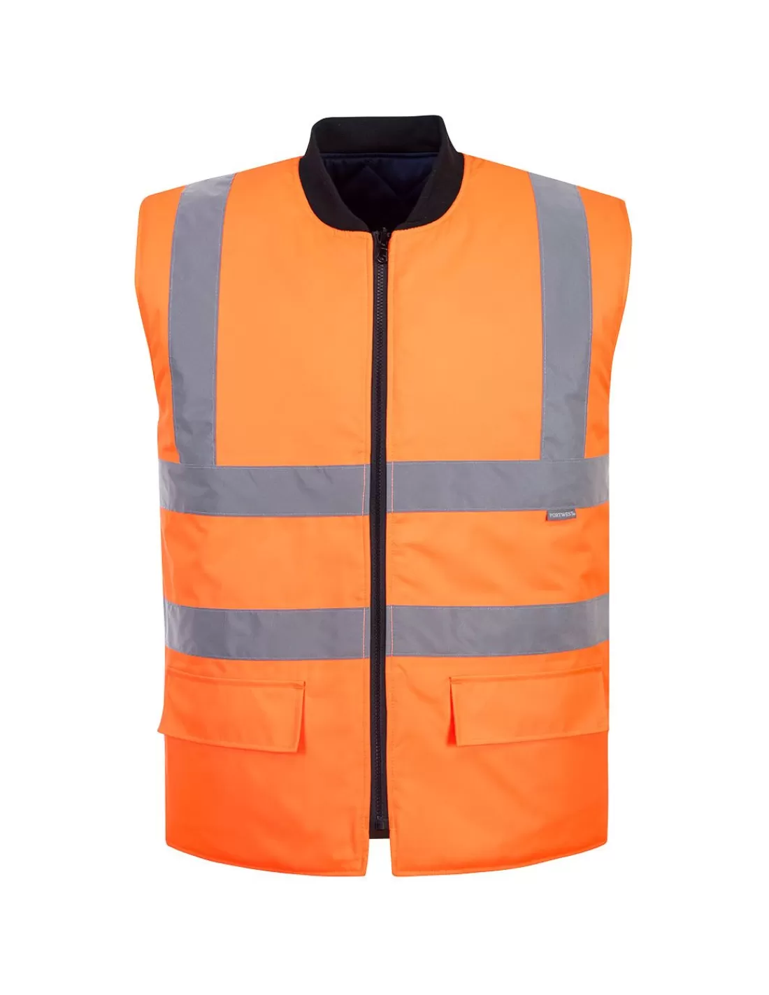 Cheap Gilet Sans Manche Doublé Réversible EN20471 S469 Portwest Gilet Haute Visibilite