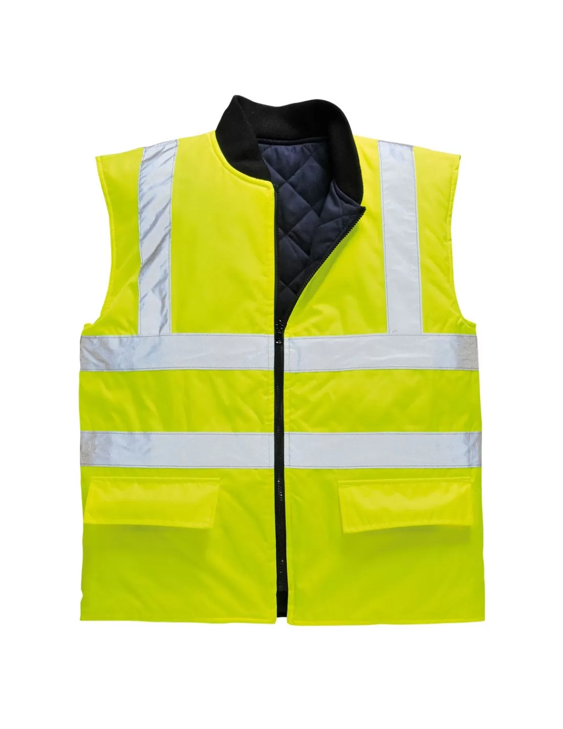 Cheap Gilet Sans Manche Doublé Réversible EN20471 S469 Portwest Gilet Haute Visibilite