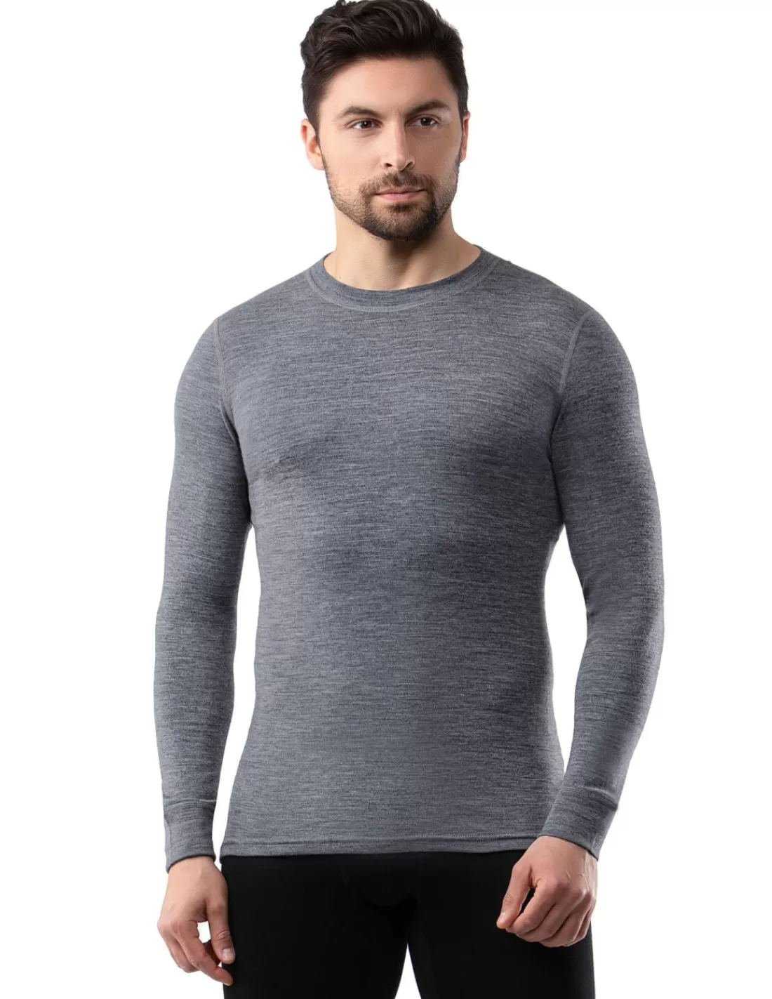 Cheap Maillot Thermique En Laine Mérinos Woolmark Homme -35°C Homme Sous-Vêtements Thermiques Homme