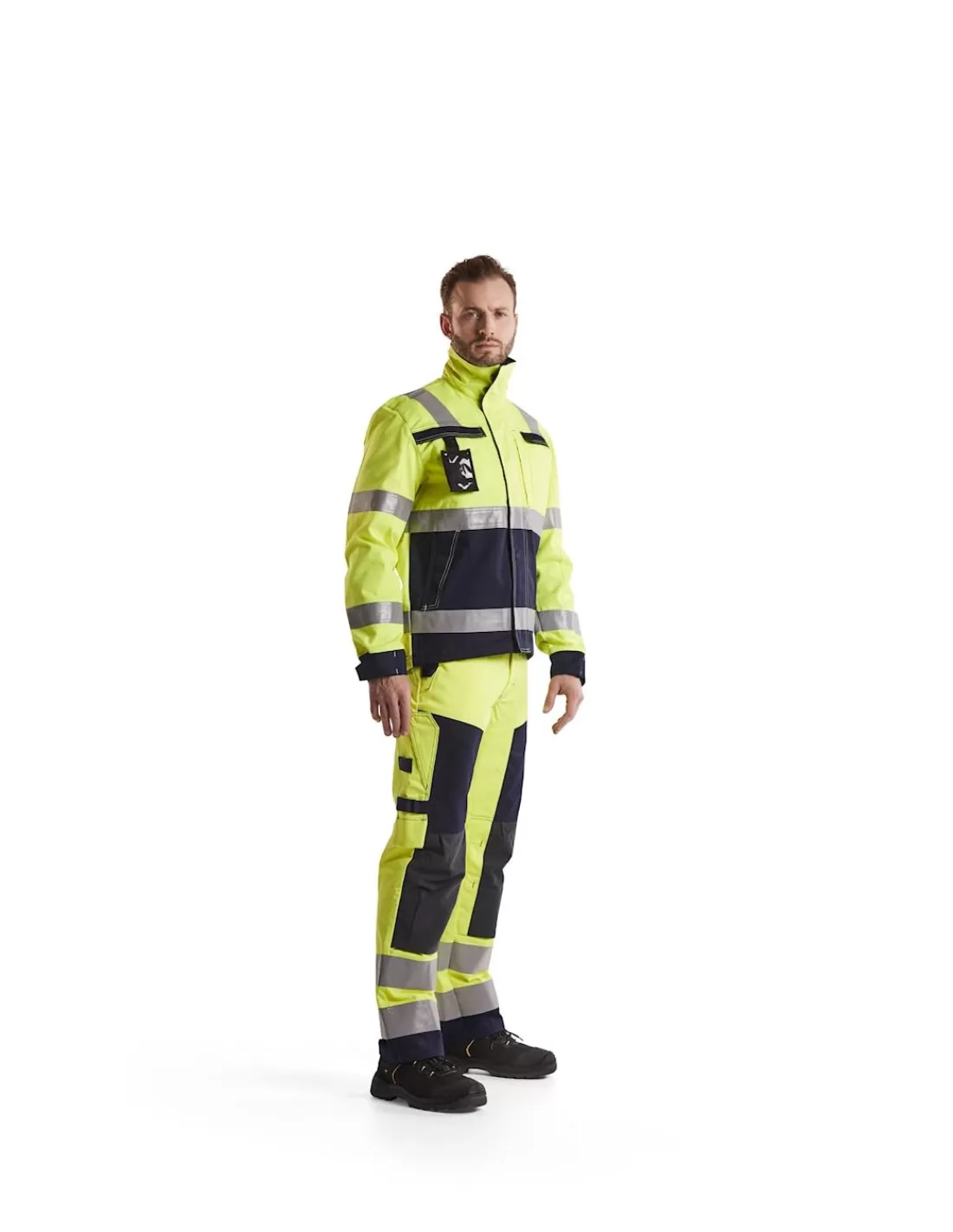 Discount Pantalon Multi Risques Haute Visibilité Résiste à L'huile, L'eau Et La Saleté 1578 Blaklader Pantalon Haute Visibilite