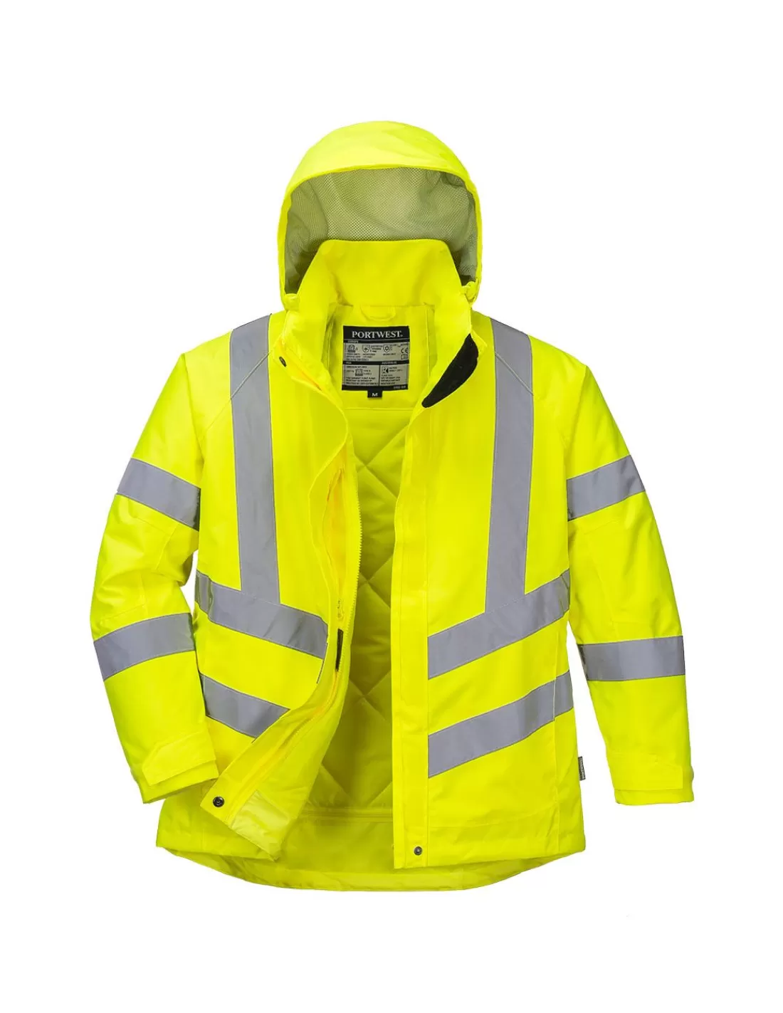Discount Parka Hiver Femme Haute Visibilité EN20471 Classe 3 LW74 Portwest Parka Haute Visbilite