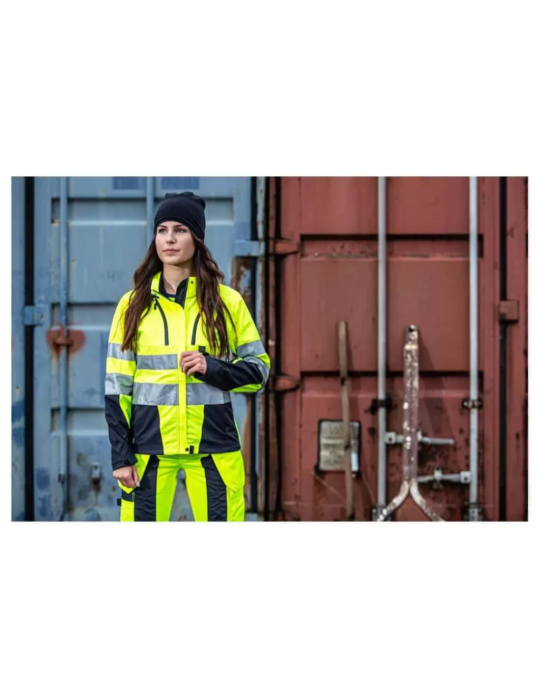 Best Sale Parka Suédoise Femme De Protection Multi Intempéries Haute Visibilité Projob Femme Parka Haute Visbilite | Parkas Chaudes Hiver Femme