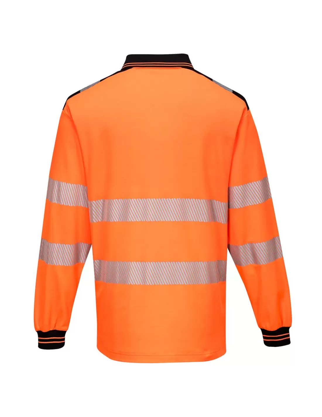 Flash Sale Polo Manches Longues Avec Poche Et Bandes Segmentées EN20471 Classe 2 T184 Portwest Polo Haute Visibilite