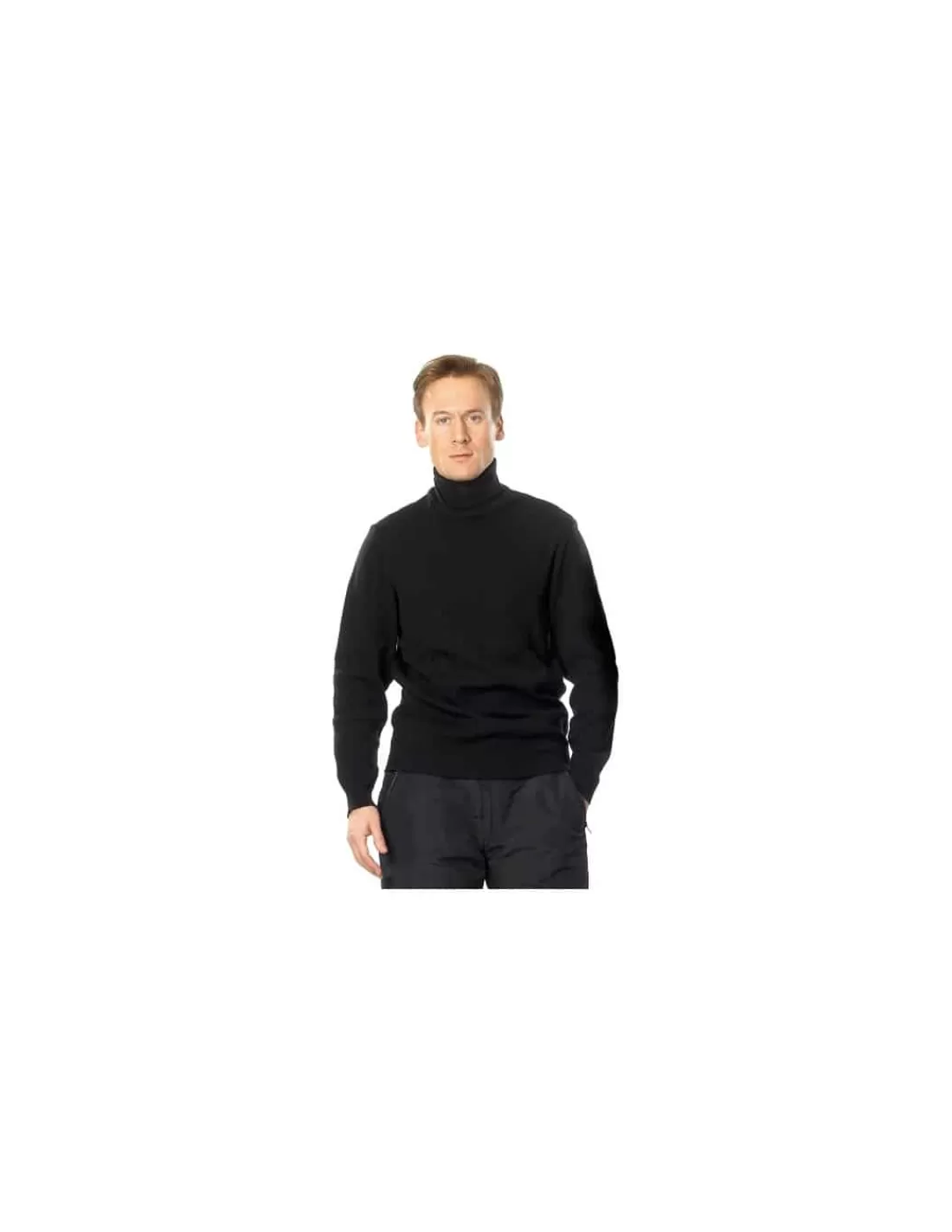 Sale Pull Col Roulé Homme En Laine Mélangée Technoavia Pulls Chauds