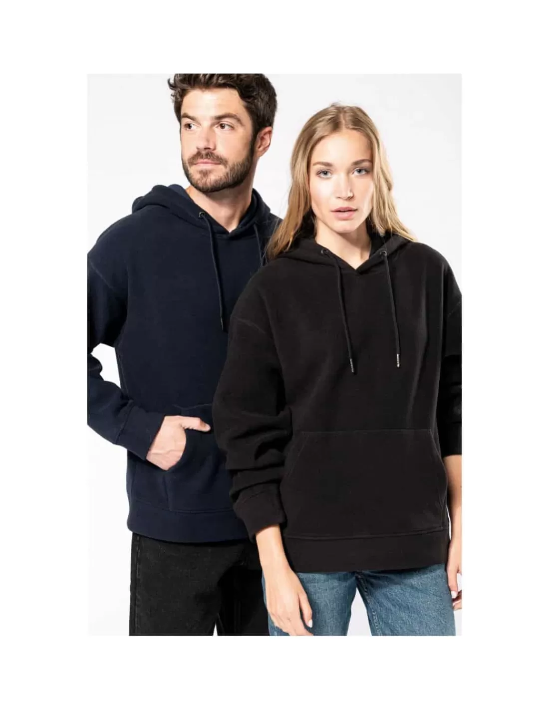 Hot Sweatshirt à Capuche Unisexe En Micropolaire Sweats Thermiques