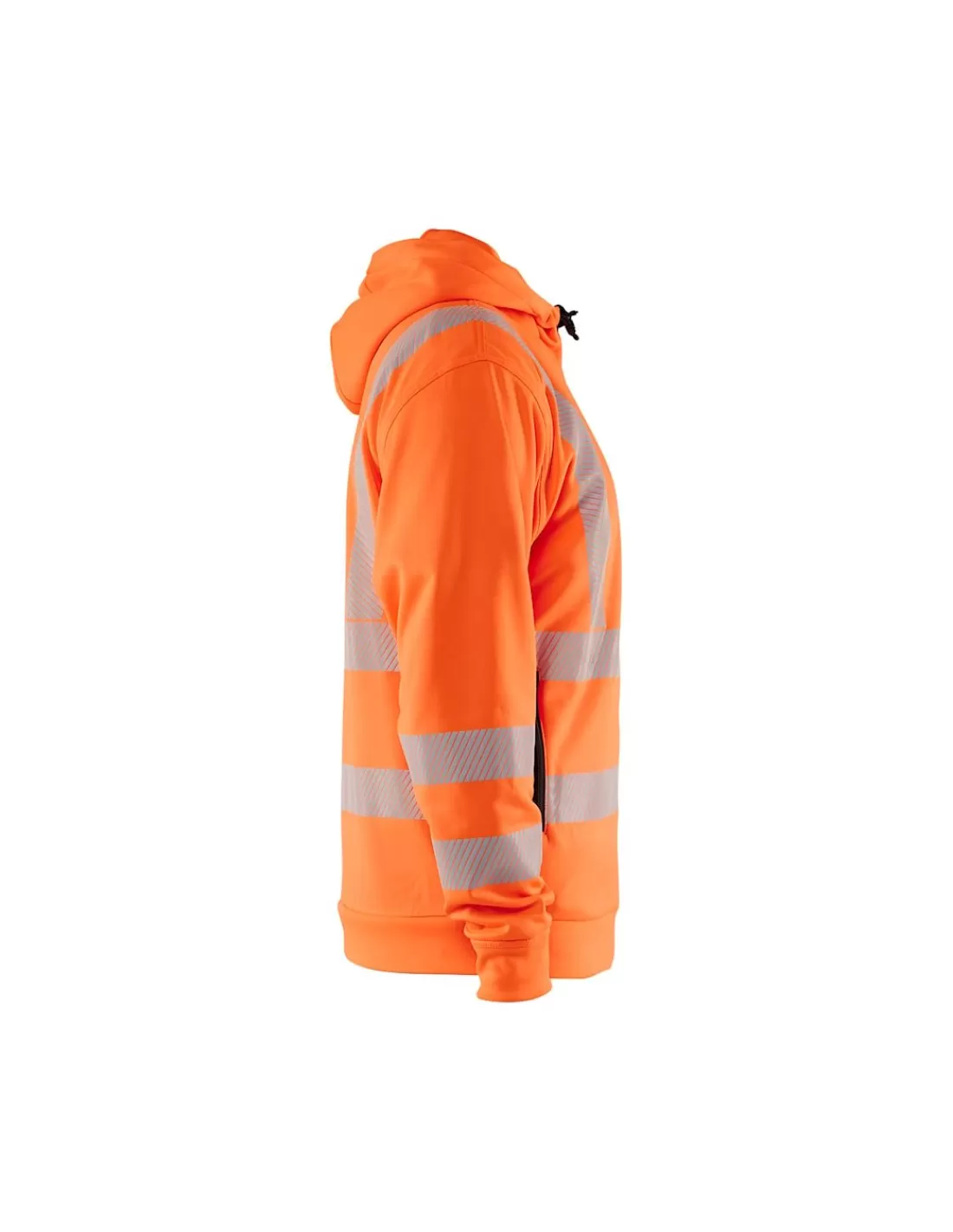 Best Sweatshirt Blaklader Zippé à Capuche 3565 Bandes Segmentées Conforme EN20471 Classe 3 Sweat Haute Visibilite | Sweats Thermiques