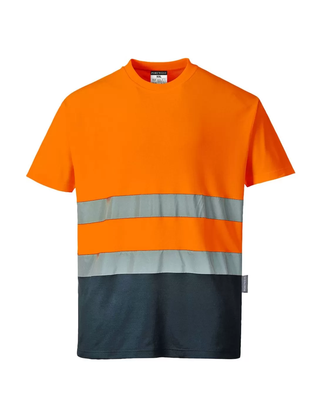 Clearance Teeshirt De Signalisation Coton EN ISO 20471 Classe 2 S173 Portwest T-Shirt Haute Visibilite