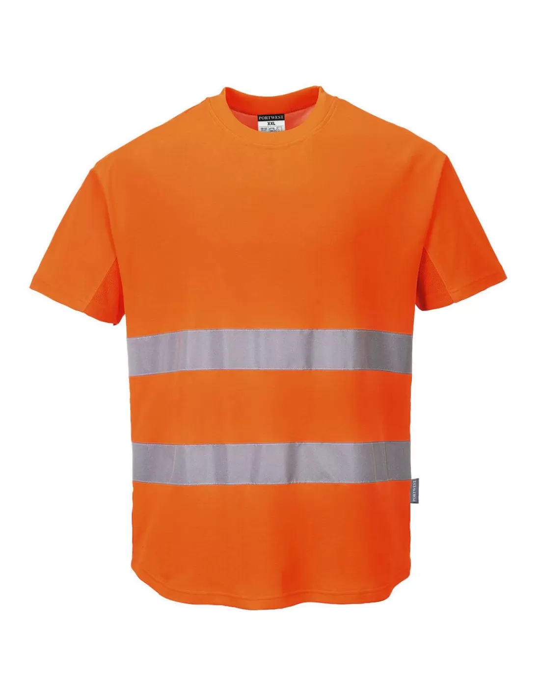 Cheap Teeshirt De Signalisation Ventilé EN ISO 20471 Classe 2 C394 Portwest T-Shirt Haute Visibilite