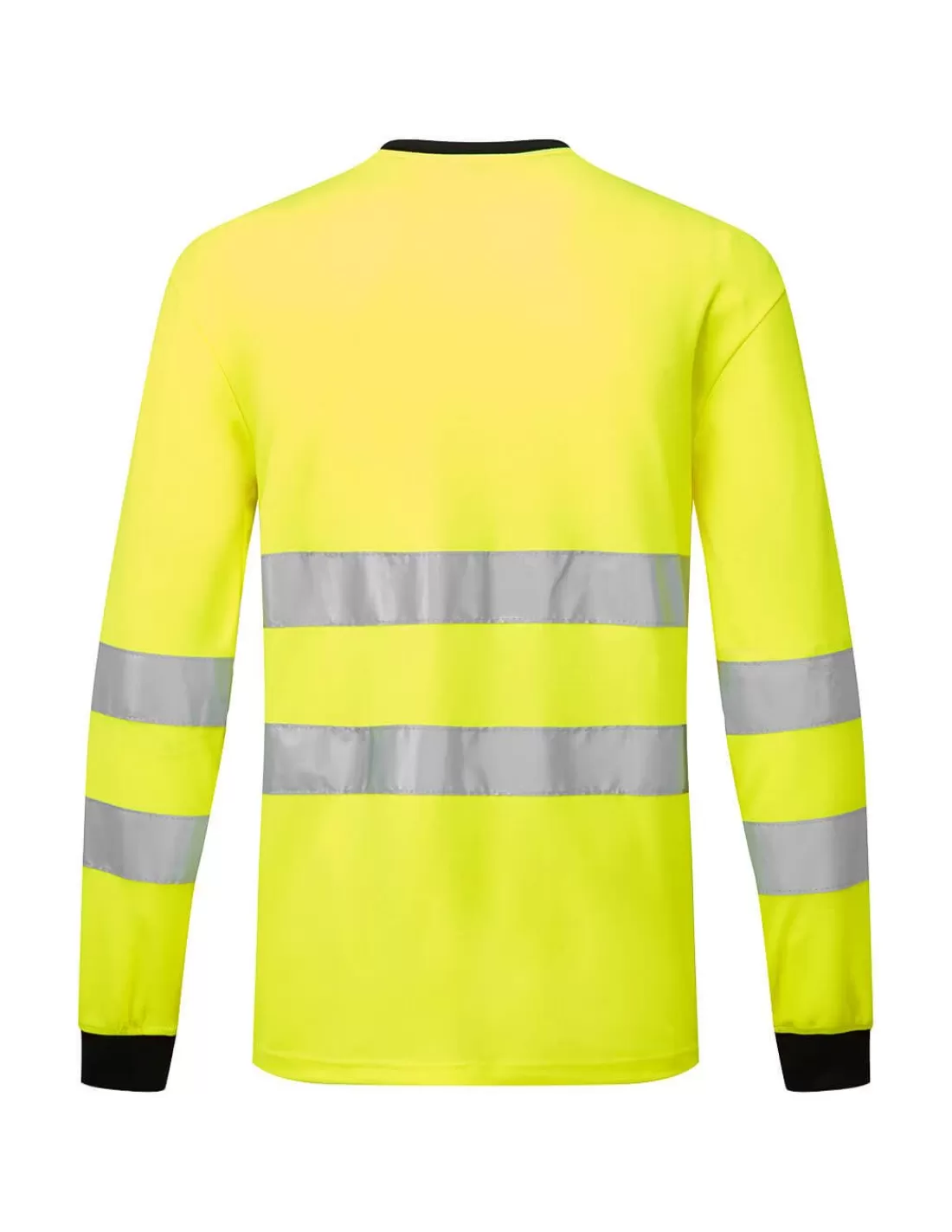 Sale T-shirt De Travail Manches Longues Haute Visibilité PW221 Portwest T-Shirt Haute Visibilite
