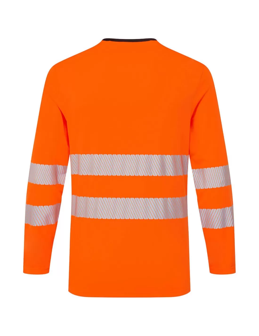 New T-shirt Hi Vis Manches Longues  Bandes Segmentées DX416 Portwest T-Shirt Haute Visibilite