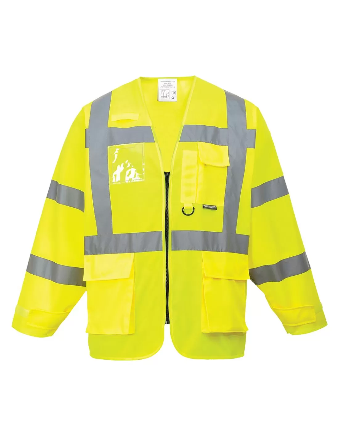 Store Veste Certifié EN20471 Classe 3 Multi Poches S475 Portwest Veste Haute Visibilite