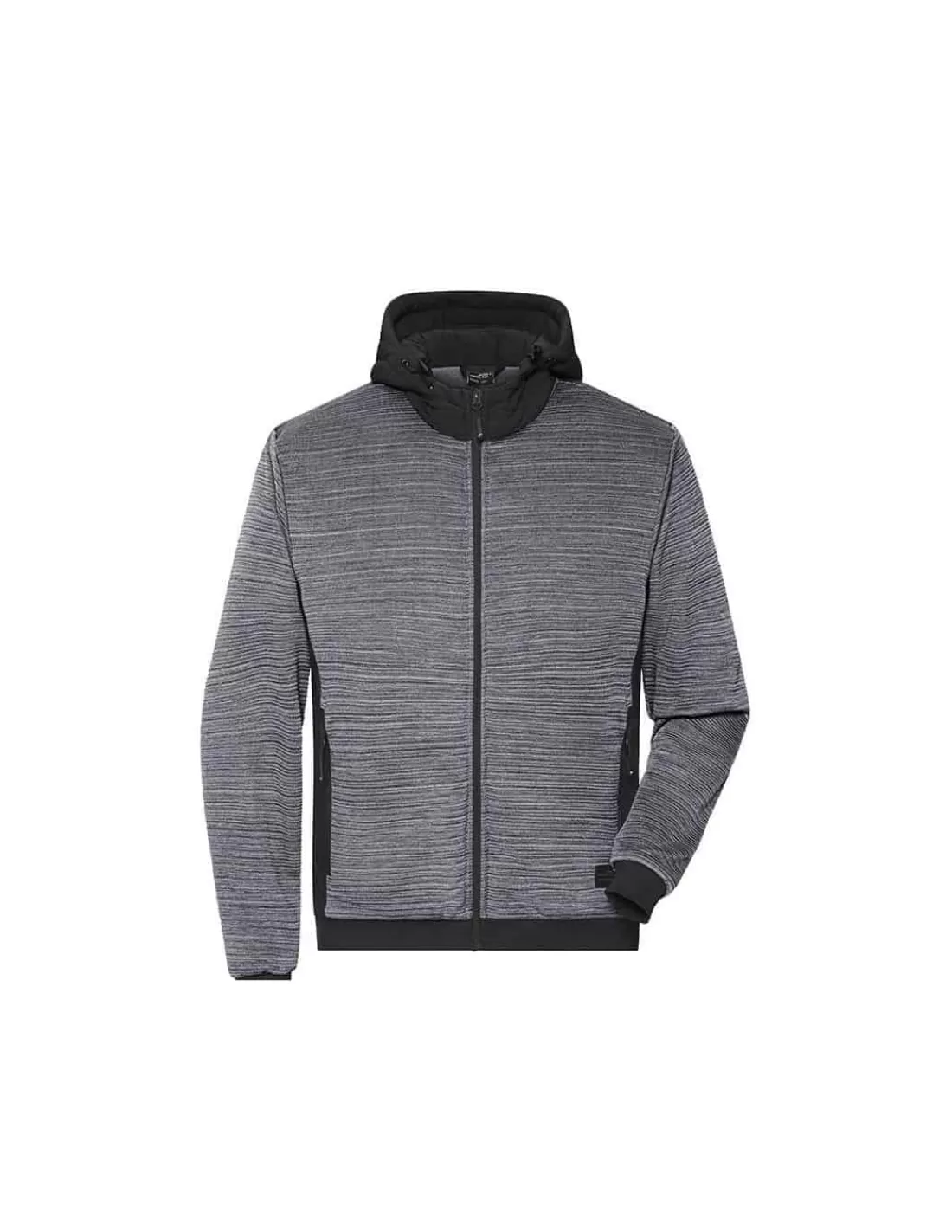 Clearance Veste Hybride à Capuche Homme Duvet Synthétique Dupont Sorona James & Nicholson Homme Polaires, Vestes Et Pulls Polaire Homme